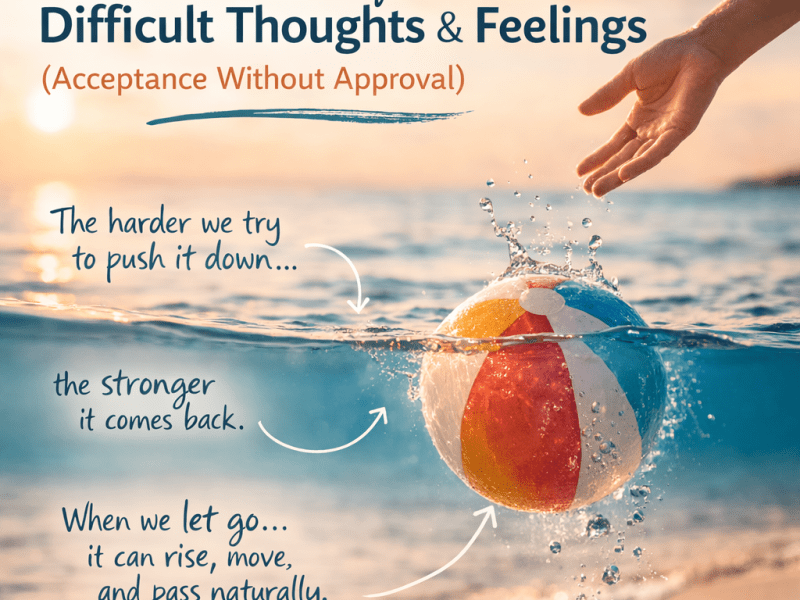 Making Space for Difficult Thoughts and&nbsp;Feelings