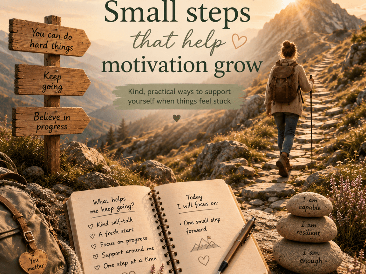 Small Steps that Help Motivation&nbsp;Grow